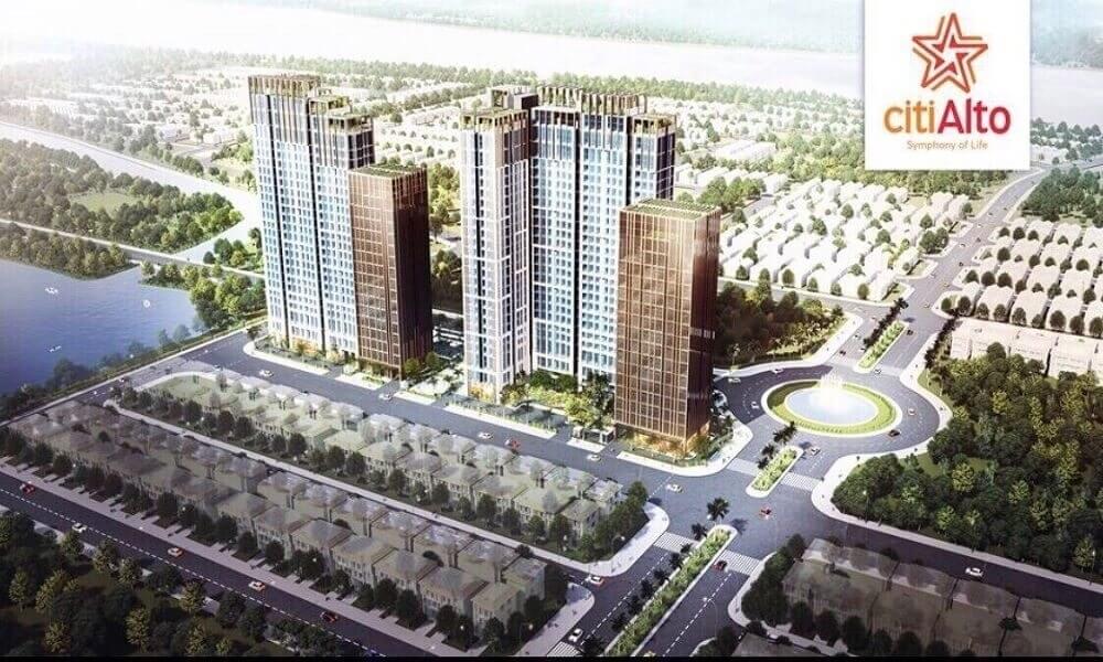 Dự án citialto nằm ngay công viên 4ha và nằm liền kề công viên bờ sông hơn 3000m2