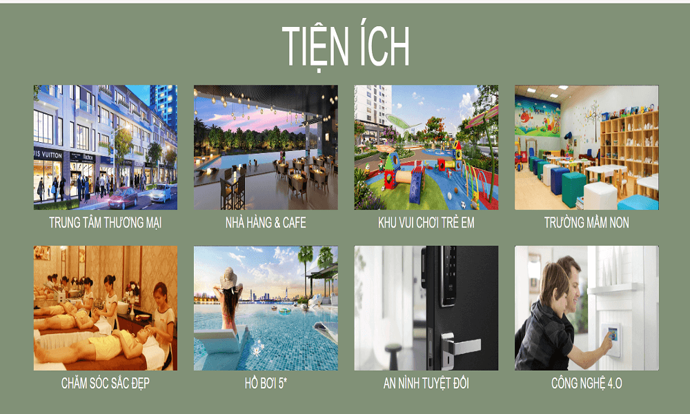 Tiện ích nội khu ngay tại căn hộ Aio City Tên Lửa Bình Tân