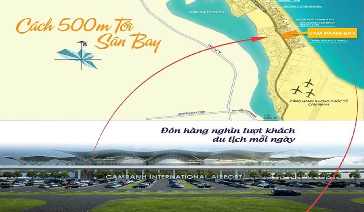 Vị trí dự án căn hộ condotel Cam Ranh Bay