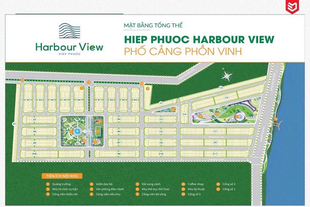 Vị trí của khu đô thị Hiệp Phước Harbour View 