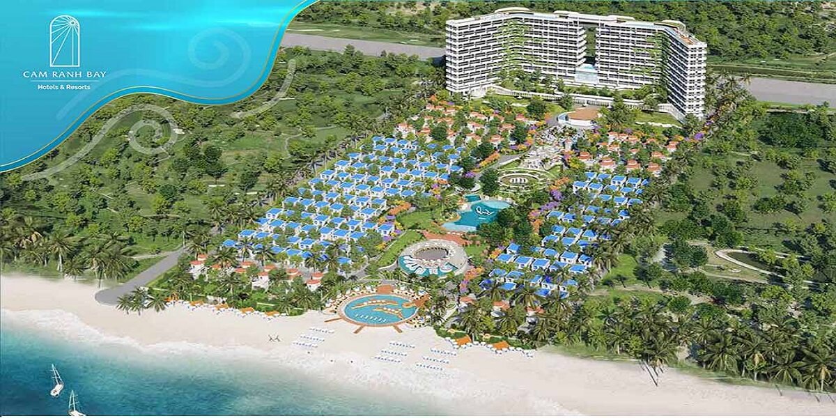 phối cảnh tổng thể dự án cam ranh bay