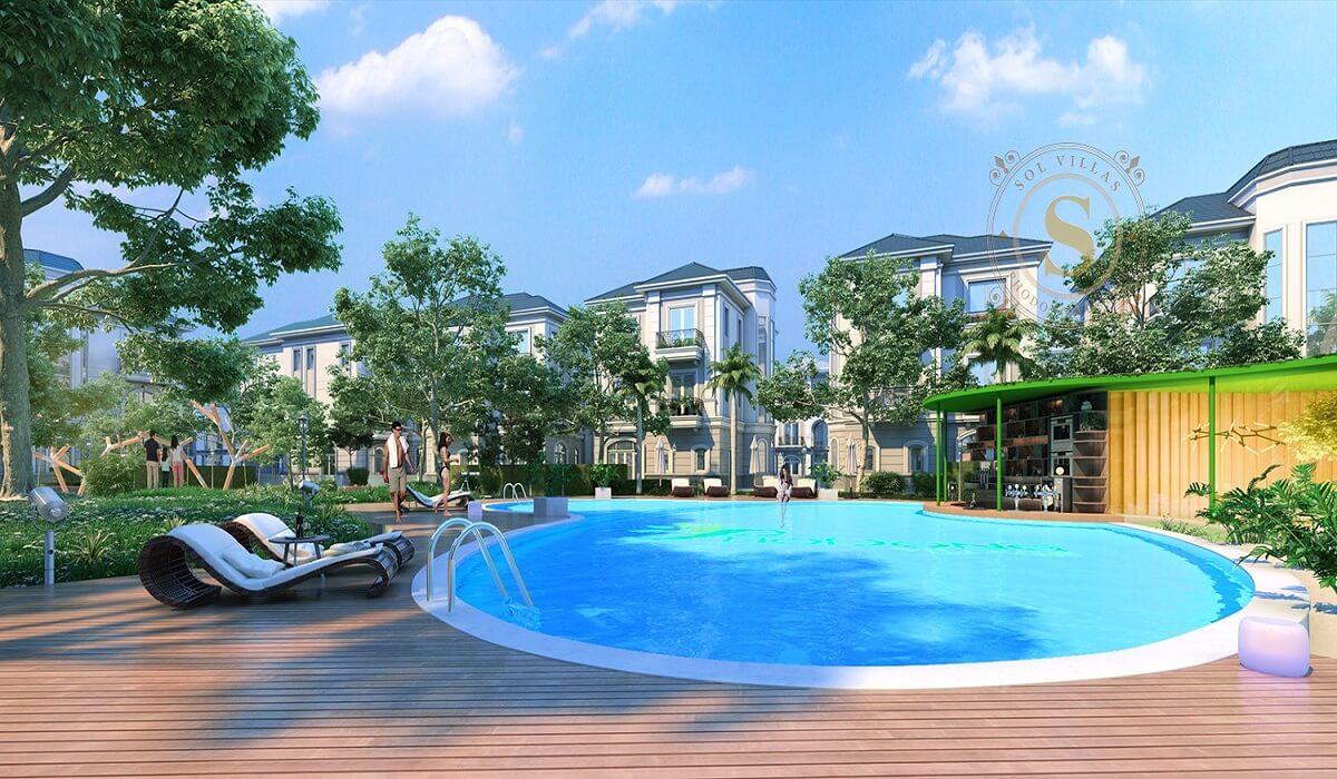 Khu tiện ích khu biệt thự compound Sol Villas