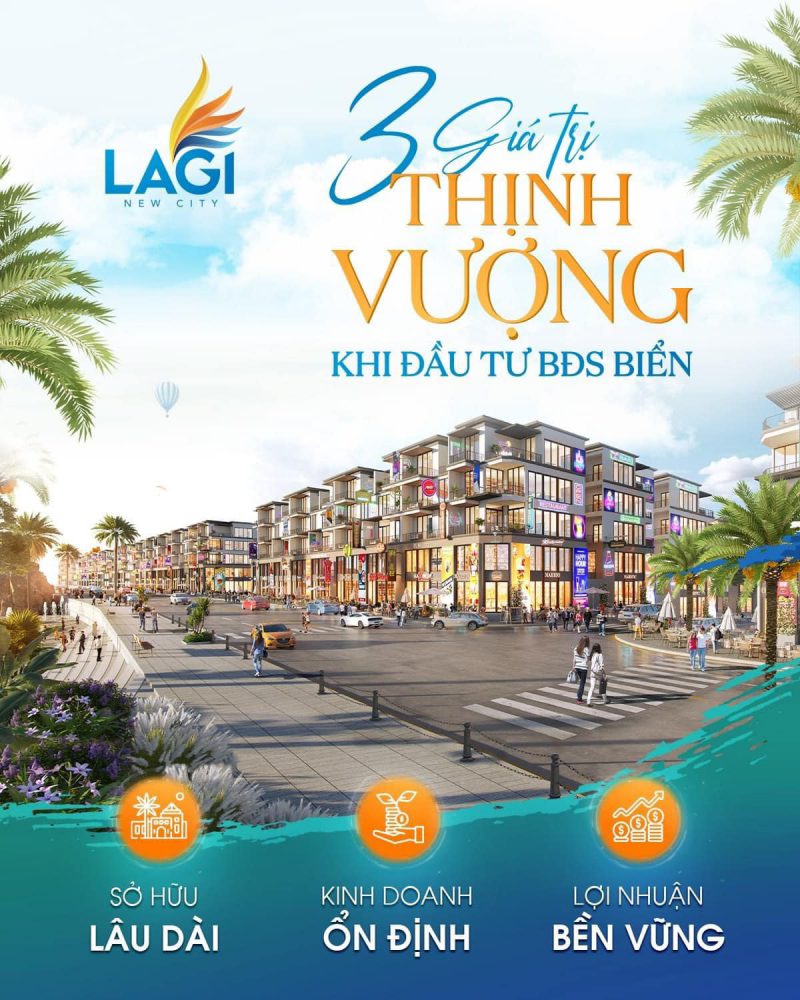 Dự án Lagi New City sở hữu chuỗi tiện ích cao cấp