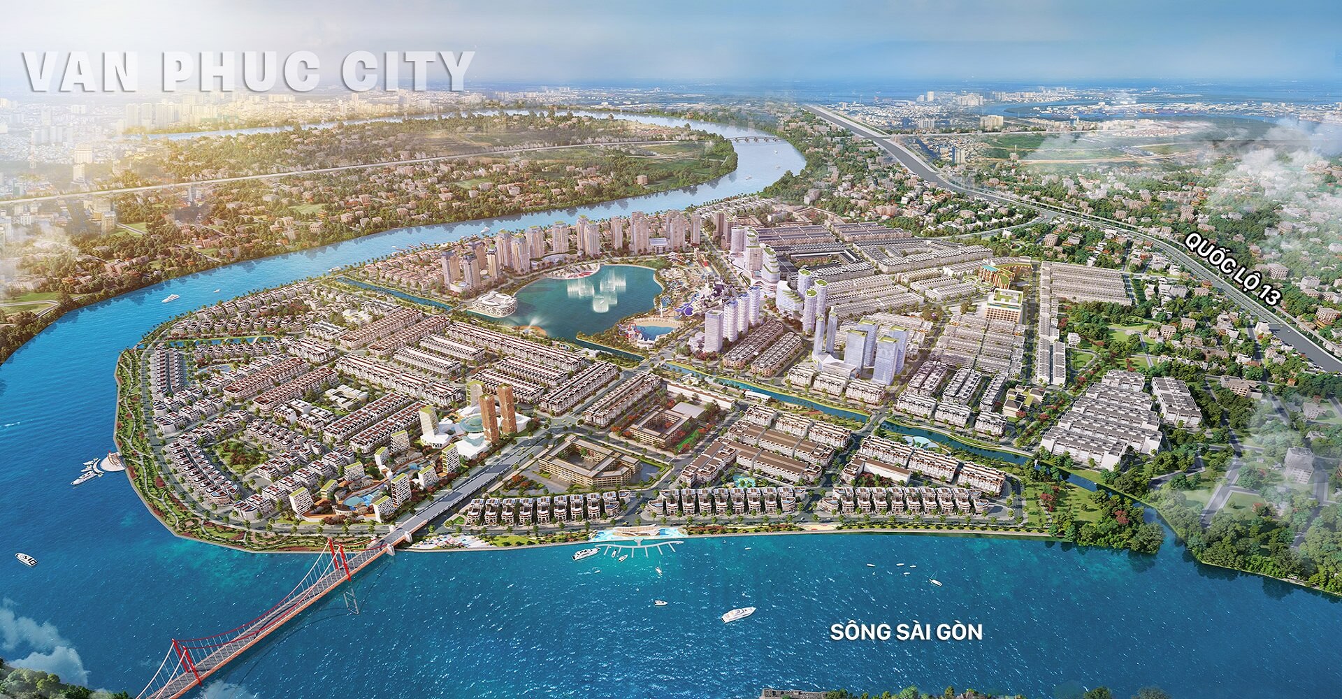 phối cảnh 198ha vạn phúc city