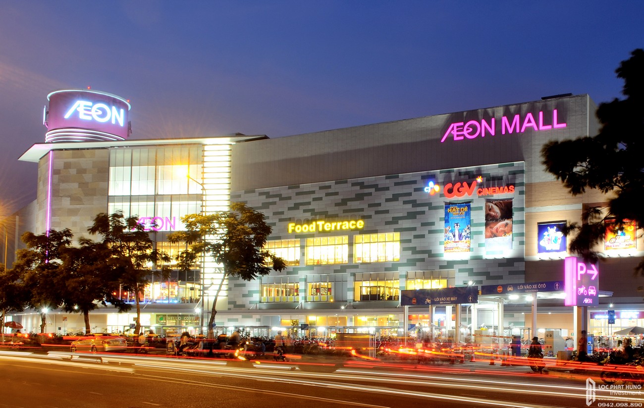 AEON Mall Bình Dương cách dự án Astral City 5 phút di chuyển